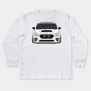 WRX WHITE Kids Long Sleeve T-Shirt